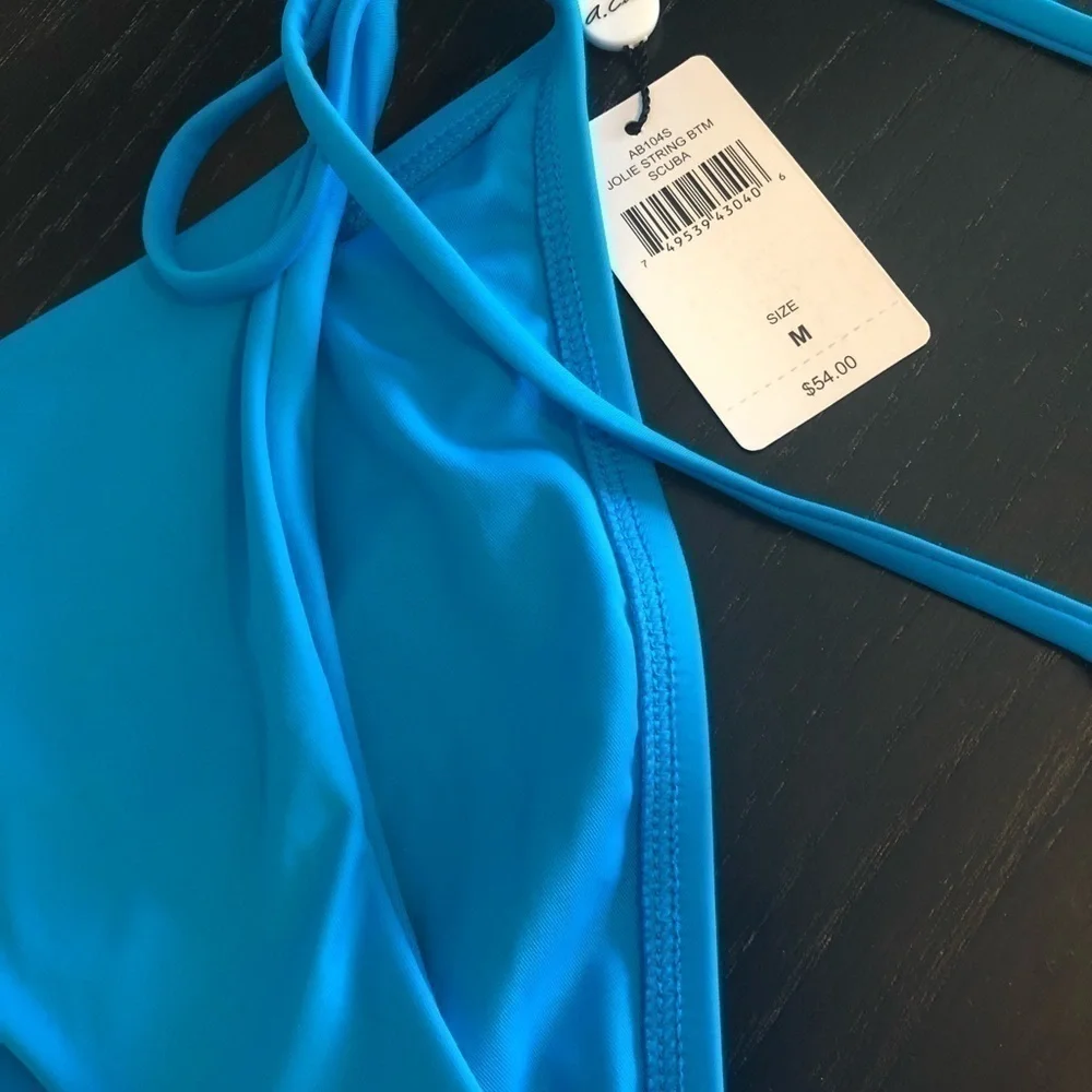 A. Che Teal Bikini Bottom New Size M